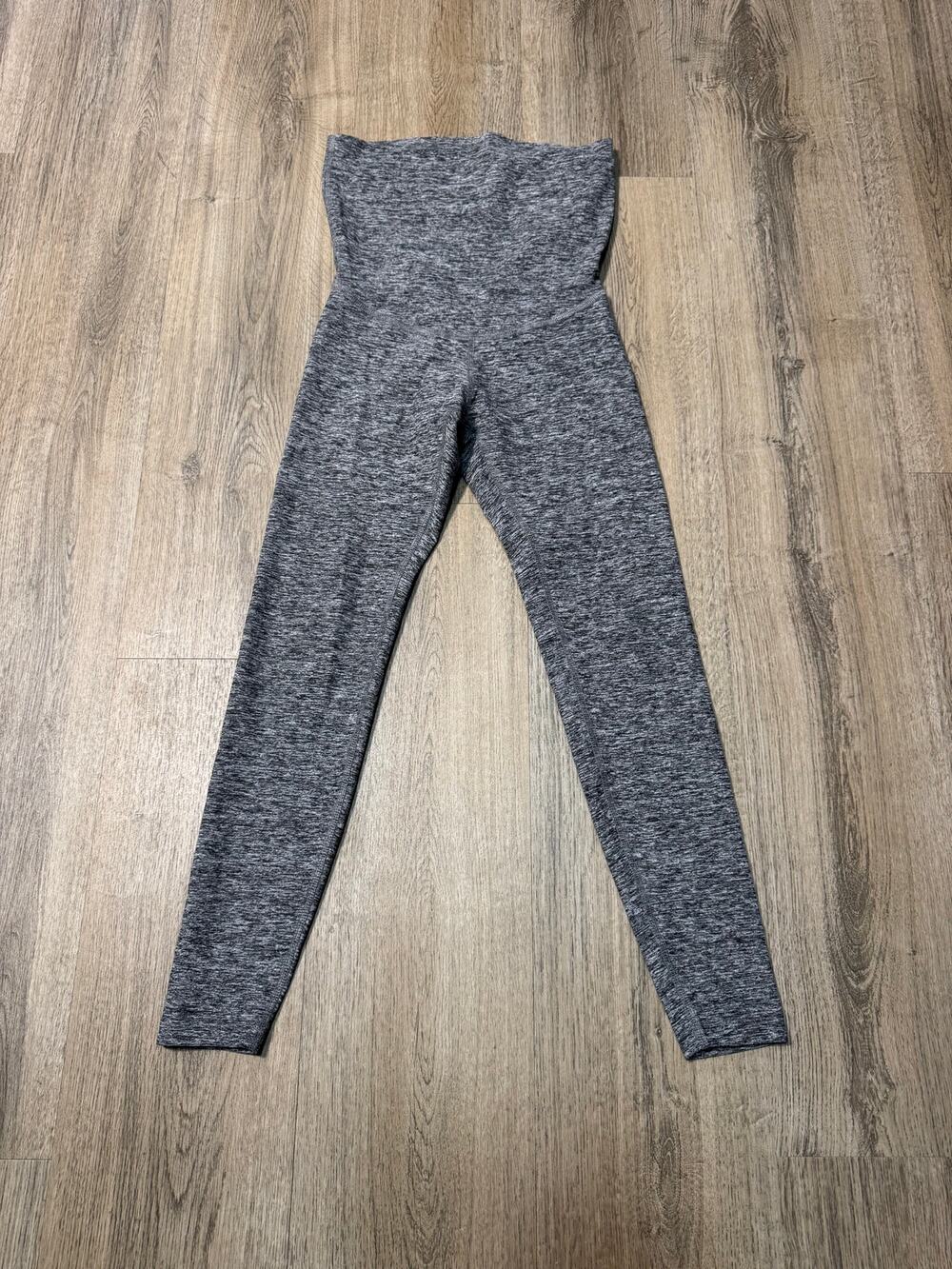 Beyond Yoga Beyond the Bump Women's Gray Maternity Leggings
